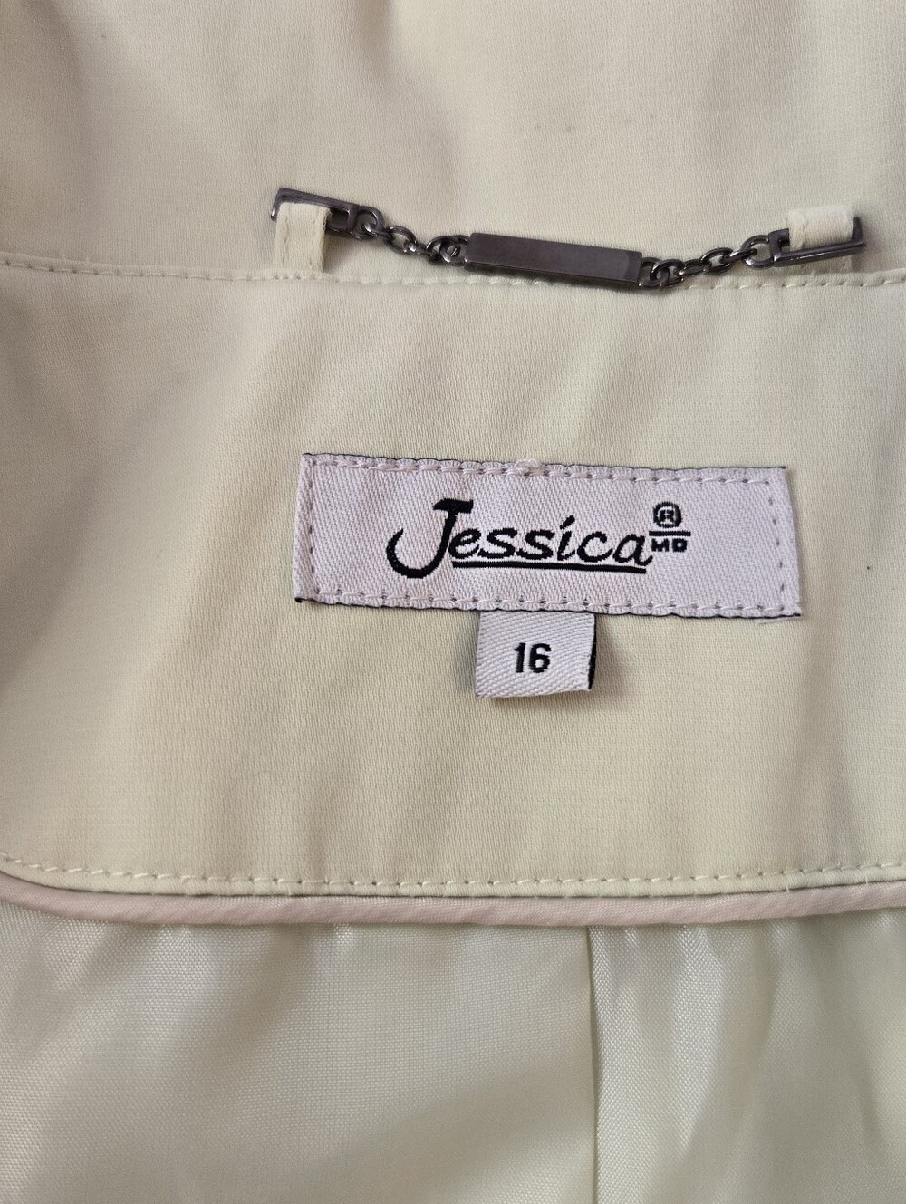 Jessica Light Green Button Front Jacket Size 16 - Picture 5 of 9